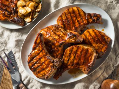 BBQing Pork Chops